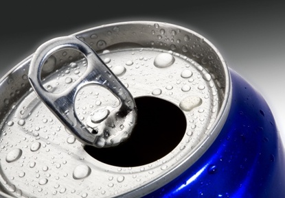 open drinks can with ring pull